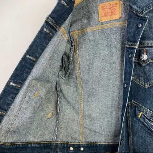 Levi's Vintage Y2K 2000s  Classic Jean Jacket Stretch Denim womens ladies S small