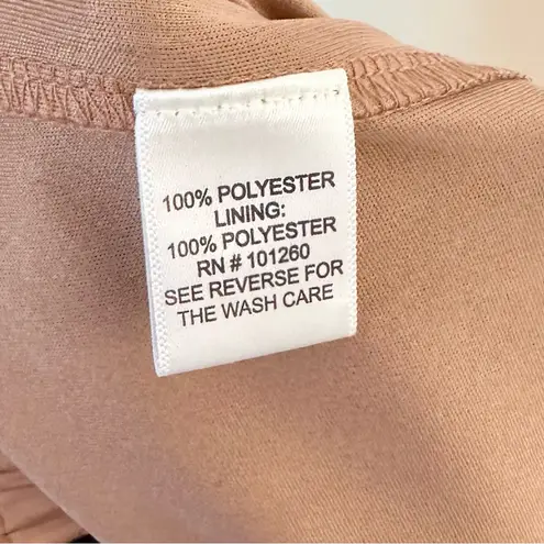 Polka Dot Tan Flowy Wide Leg Pants