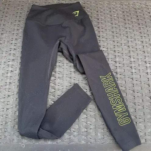 Gymshark  Black Training Graphic Leggings