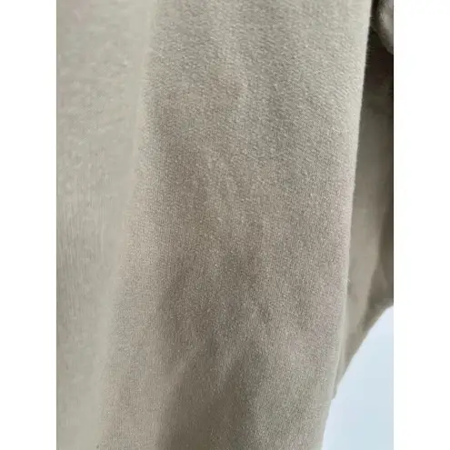 Vintage Cat Sweatshirt Womens 2X Tan Embroidered Collared Grandma Granny 90s USA