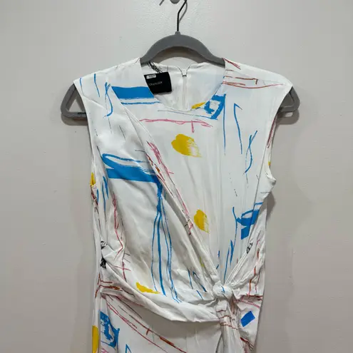 Cedric Charlie's Fantasy print dress size Size 6 White