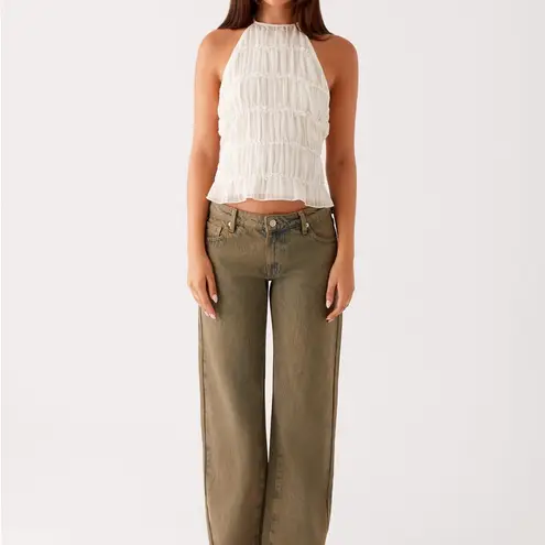 Peppermayo Bennie Halter Top - Ivory