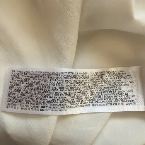 Ever New Sleeveless Floral Tiered Midi Dress Womens 14 White Bridal Bows Cottage