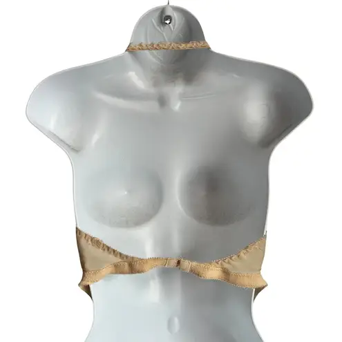 Vintage Cream Lace Backless by Young Smoothie Underwire Convertible Bra size 34C