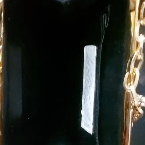 Lord & Taylor Blue Chain Crossbody Bag Classic Quiet Luxury Minimalist Preppy