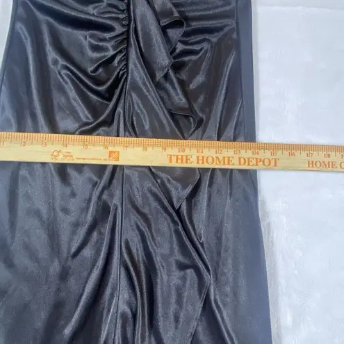 Sexy Ruched Hourglass Black Dress Rhinestones 5/6 Formal Prom Evening Gown