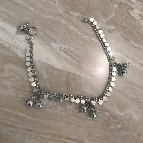 Dubai Jingle Round Disco Charm Hook Eye Anklet