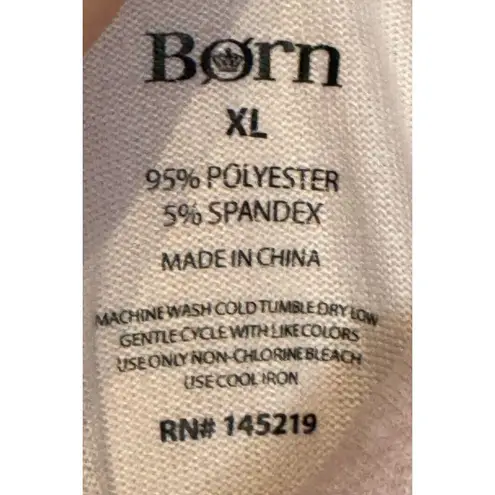 Born Women's Sweatpants Jogger Ruched Side Drawstring Waist Pockets Purple XL