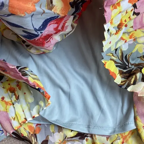 Sunny Leigh  Pleated Floral Skirt Womens XS Midi Skirt Pleats Pleat‎ Midi
