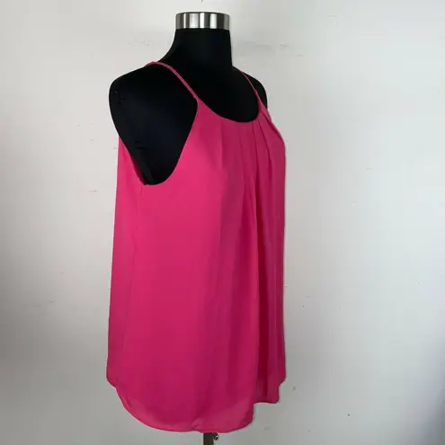 Cynthia Rowley  Womens Medium M Pink Polyester Sleeveless Swing Tank Top