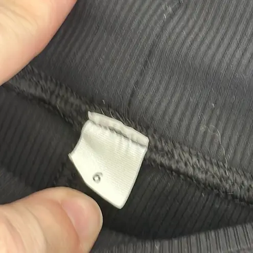 Lululemon Womens Pants 6 Black Athletic Workout Crop Dance Loose Pull On Gym