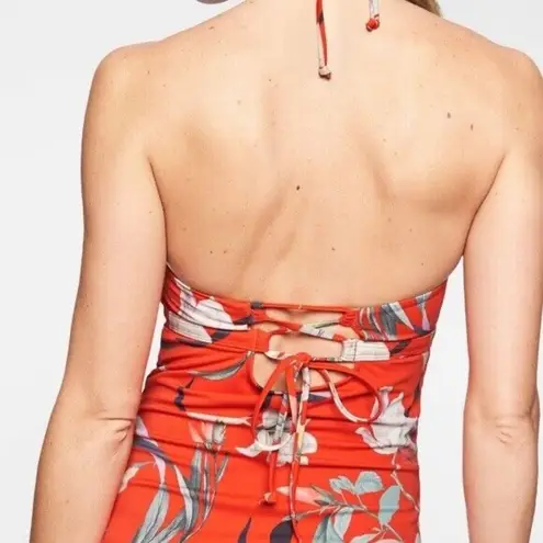 Athleta Waimea Ladder floral Tankini Top size medium
