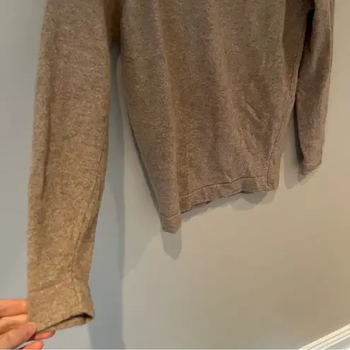 100% Cashmere Harzfelds Mock Neck Beige Sweater | XS