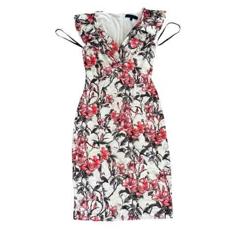 Rachel Rachel Roy Floral Lace Sheath Dress V