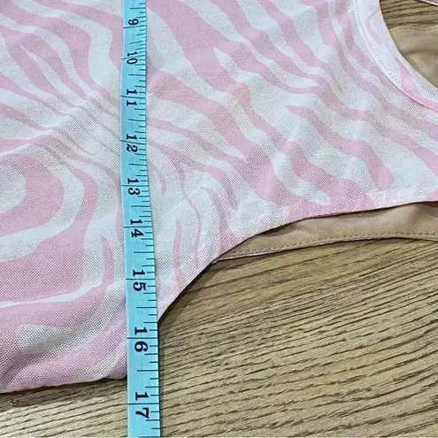 NWT AFRM LOS ANGELES Blush Pink Wave Dress Women’s Mini Sleeveless Sundress