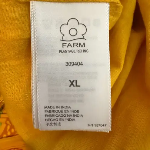 Farm Rio Macaw Bloom Floral Wide Leg Pants Women's XL Multicolor Vibrant NWOT