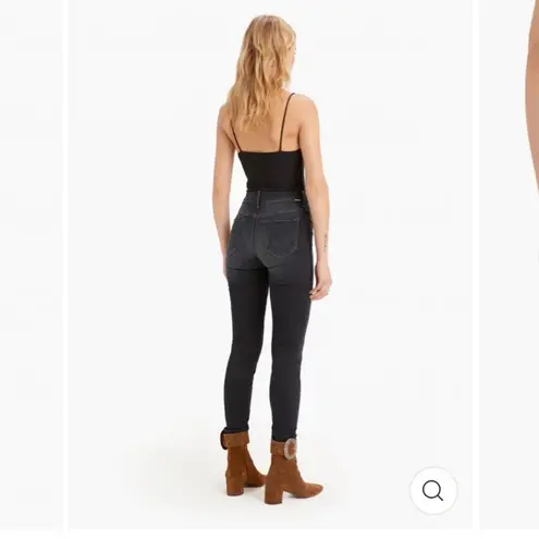 MOTHER HIGH WAISTED LOOKER IN COFFEE TEA OR ME? HI RISE SKINNY STRETCH JEANS Blue Size 26