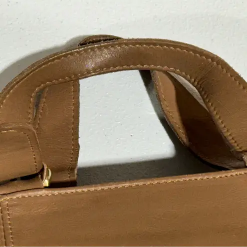 Vintage Coach Bag Brown Leather Putty Taupe Hobo Bucket Purse Grain Leather Read Tan