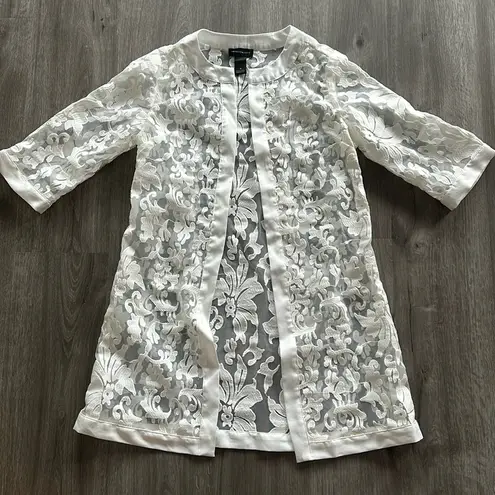 Investments White Sheer Cardigan