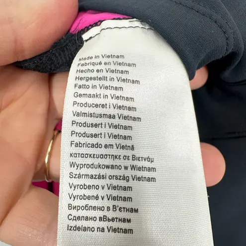 Pearl Izumi Womens Elite Tank Top Pink Black Gray Racerback Athletic Size M