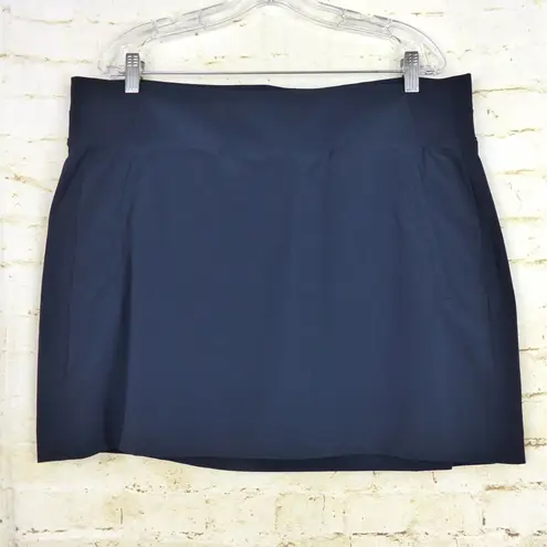 Athleta  Brooklyn Mid-Rise Skort Women Sz 18 Navy Blue Golf Tennis Hiking Active - Image 4