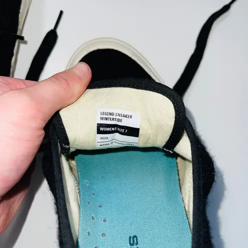 Seavees Legend Wintertide Black Wool Sneakers