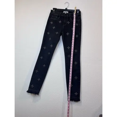 Frame Le Skinny de Jeanne Black Denim Women's Size 26