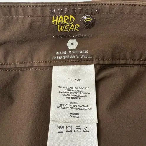 Mountain Hardwear  Ellinor Capri Pants Brown Hiking Size 8