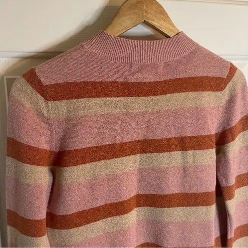 Stylestalker Rachelle Knit flared sweater mock neck retro size Small