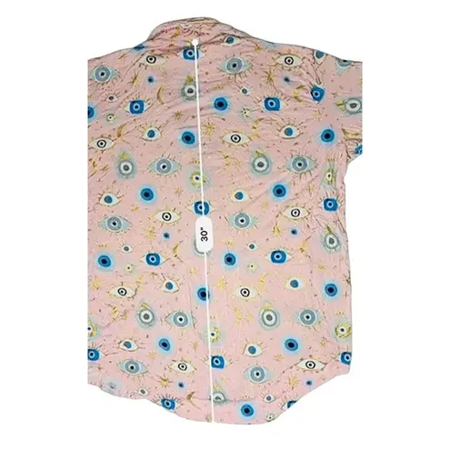 Posh Peanut Celestial Fiona SS Pajama Set 2XL Evil Eye Pink Colorful Whimsigoth Size XXL