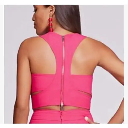 New York And Company Gabrielle Union Women Pink Sleeveless Blouse 8