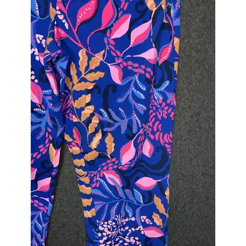 Lilly Pulitzer New!  Kelly Knit Pant Borealis Blue Absolute Purrfection Sz 8 NWT