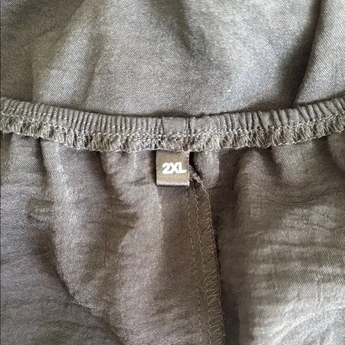 Black Midi Sundress with Puff Cap Sleeves Size undefined