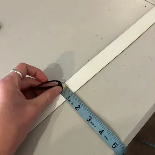 Vintage Robbie Nelson USA White Genuine Leather Golden Buckle Belt Size M/L Size M