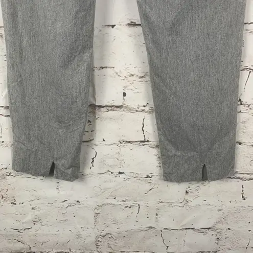 SARA CAMPBELL Sheri Pant Gray Mid Rise Slim Leg Pull On Flat Front Cropped Sz L Size L