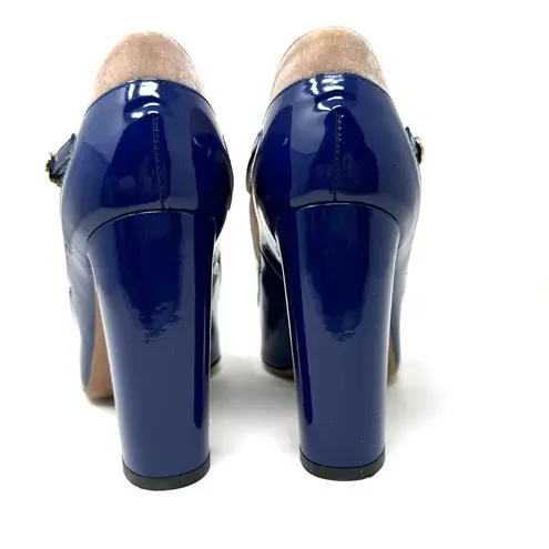 Valentino Garavani leather & velvet heeled booties, made it Italy, size 39.5