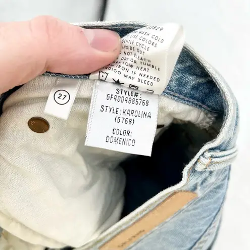 GRLFRND Women's Karolina (6768) High-Rise Straight Jeans in Domenico - Size 27