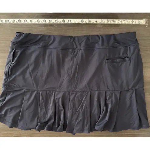Sport Haley Ginny Skort XXL Dark Blue Black Pleated Ruffle Golf Tennis Athletic Size undefined