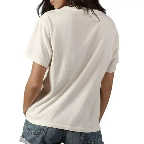 LETLUV Elton John Goodbye Yellow Brick Road Tee Size Small New with Tag MSRP $88 White