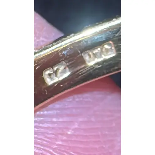 925 Sterling Silver Natural Blue Sapphire With CZs Size 7