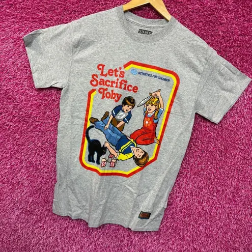 Sacrifice Toby Horror Comedy Cartoon Steven Rhodes Tee M