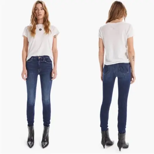 MOTHER Denim Mother High Waisted Looker In Teaming Up Wash Skinny Ankle Jeans, 25