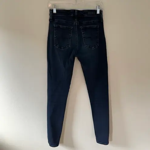 AG Adriano Goldschmied Adriano Goldschmied Farrah High Rise Skinny Ankle Stretch Denim Jeans Blue Above