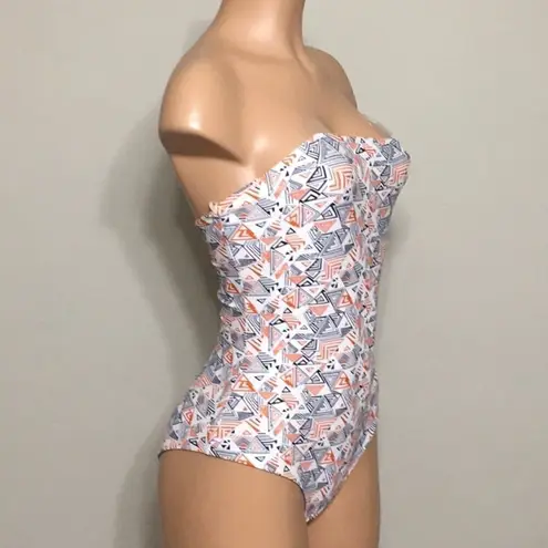 Rachel Pally New. Citrus Maze Bandeau swimsuit. NWT