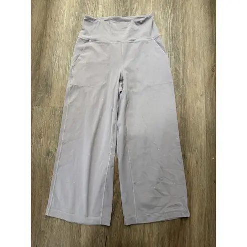Lululemon Align Wide Leg Crop Violet Verbena Yoga Pant size 6 Purple