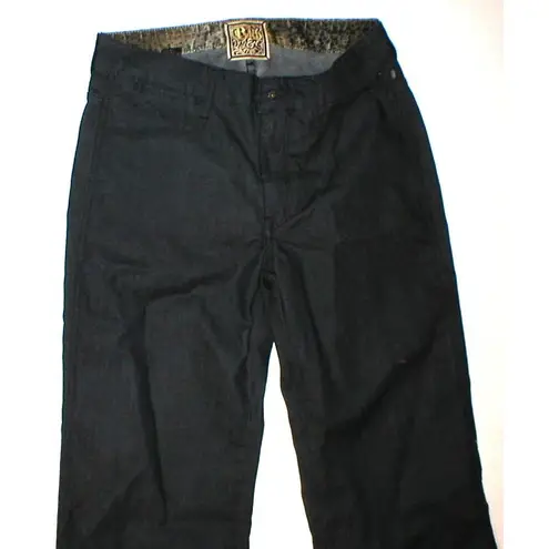 Rich & Skinny New $218 Womens Jeans 24 Trouser Godiva Tall 25 X 34 Dark Wide