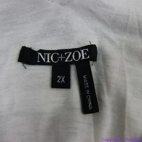 Nic+Zoe Dress Graffiti Femme Print Dress, 2X