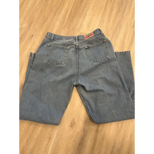 Rockies Denim Jeans Womens 19L Blue High Waist Relaxed Fit Star 36x33 1/2 VTG Size undefined