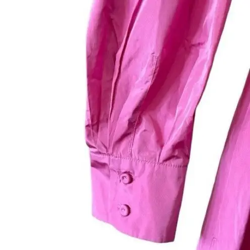 Max Mara Pink Taffeta Trench Coat Dress Size 12