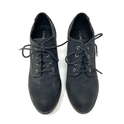 Rocket Dog faux nubuck lace tie shoes, size 8.5